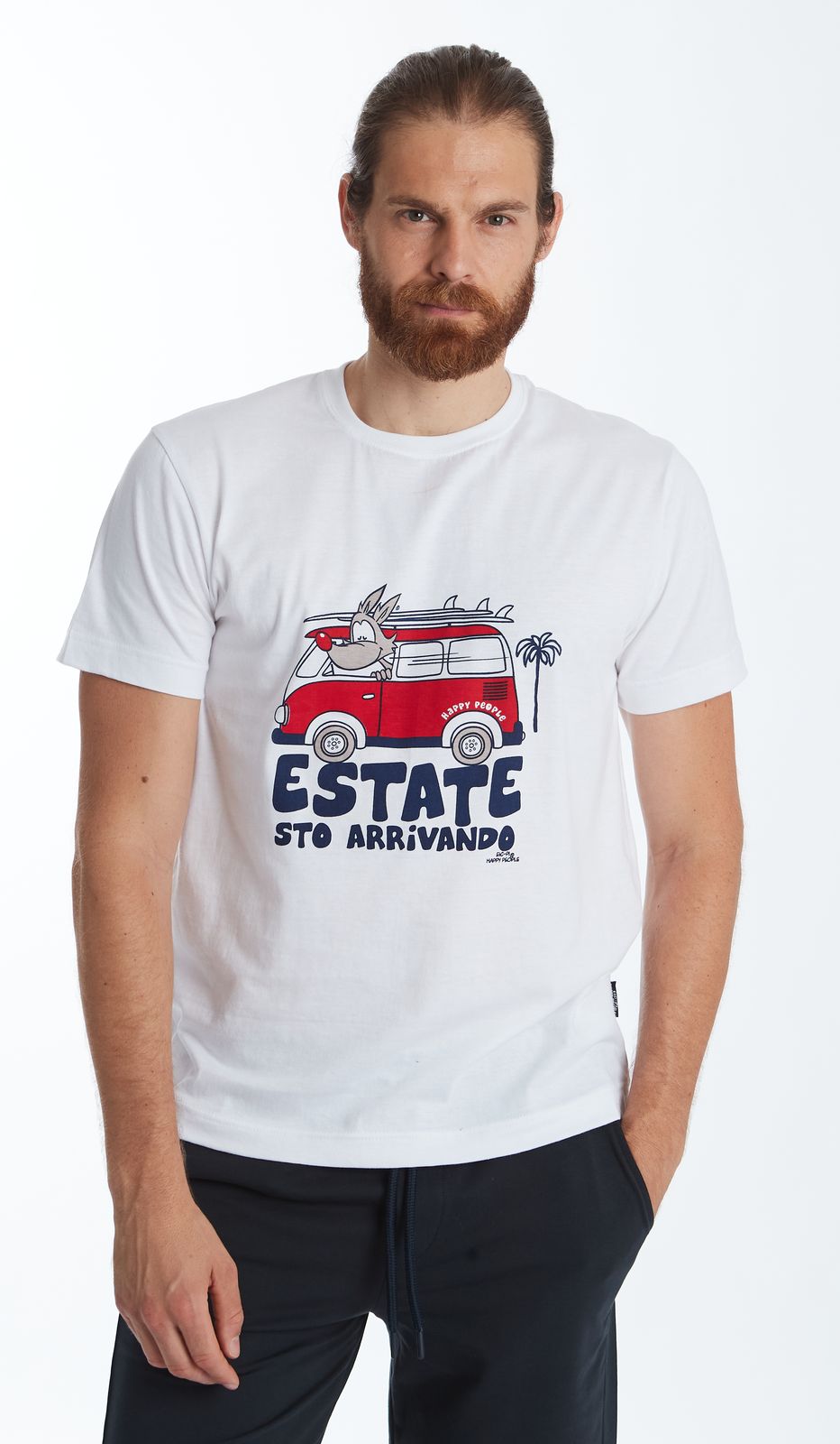 T-Shirt FANTA Uomo 100% Cotone: Massimo Stile e Comfort Quotidiano