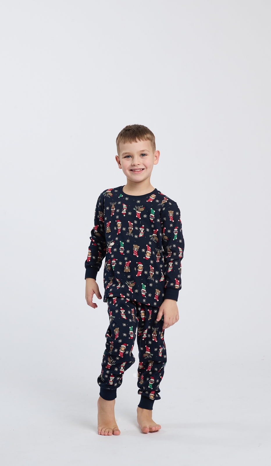 Pigiama Girocollo Bimbo Prenatale Morbido e Confortevole per Ogni Momento della Famiglia