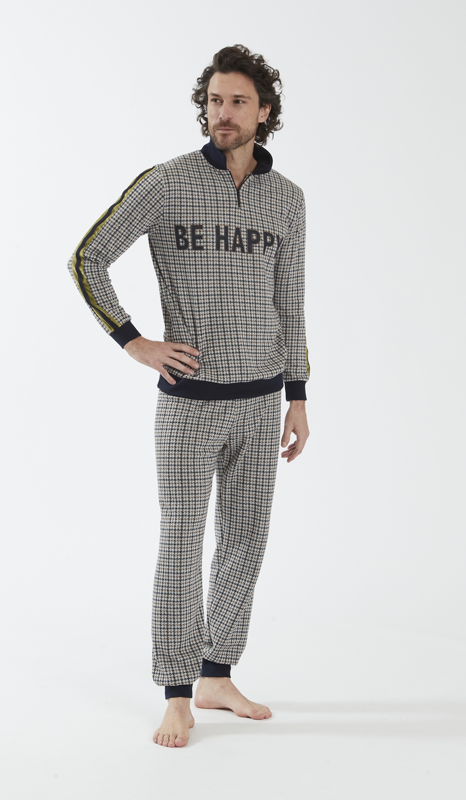 Pigiama Zip Uomo - BE Happy PM