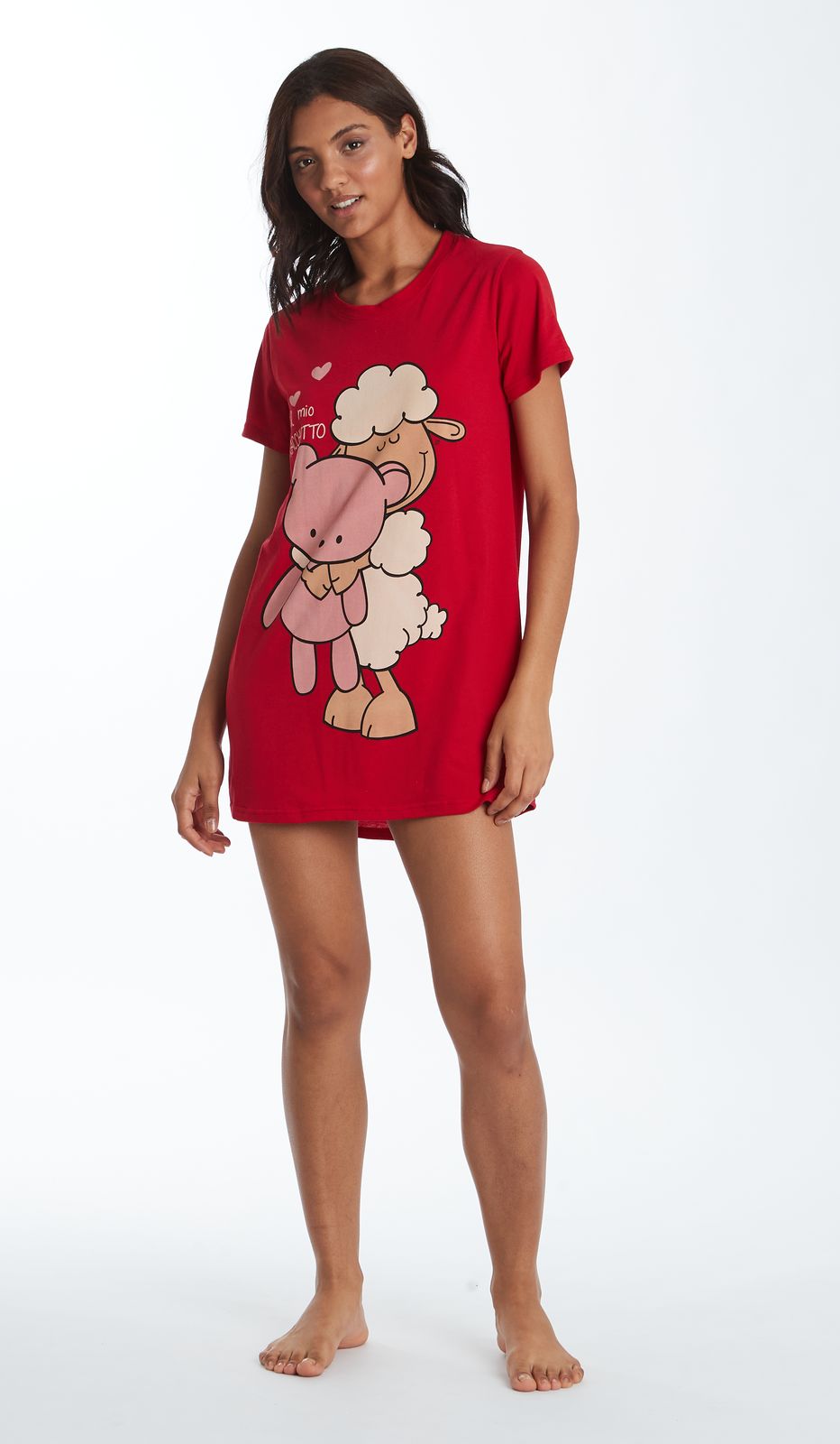 Canotta MM San Valentino Donna 100% Cotone: Dettagli di Eleganza e Amore