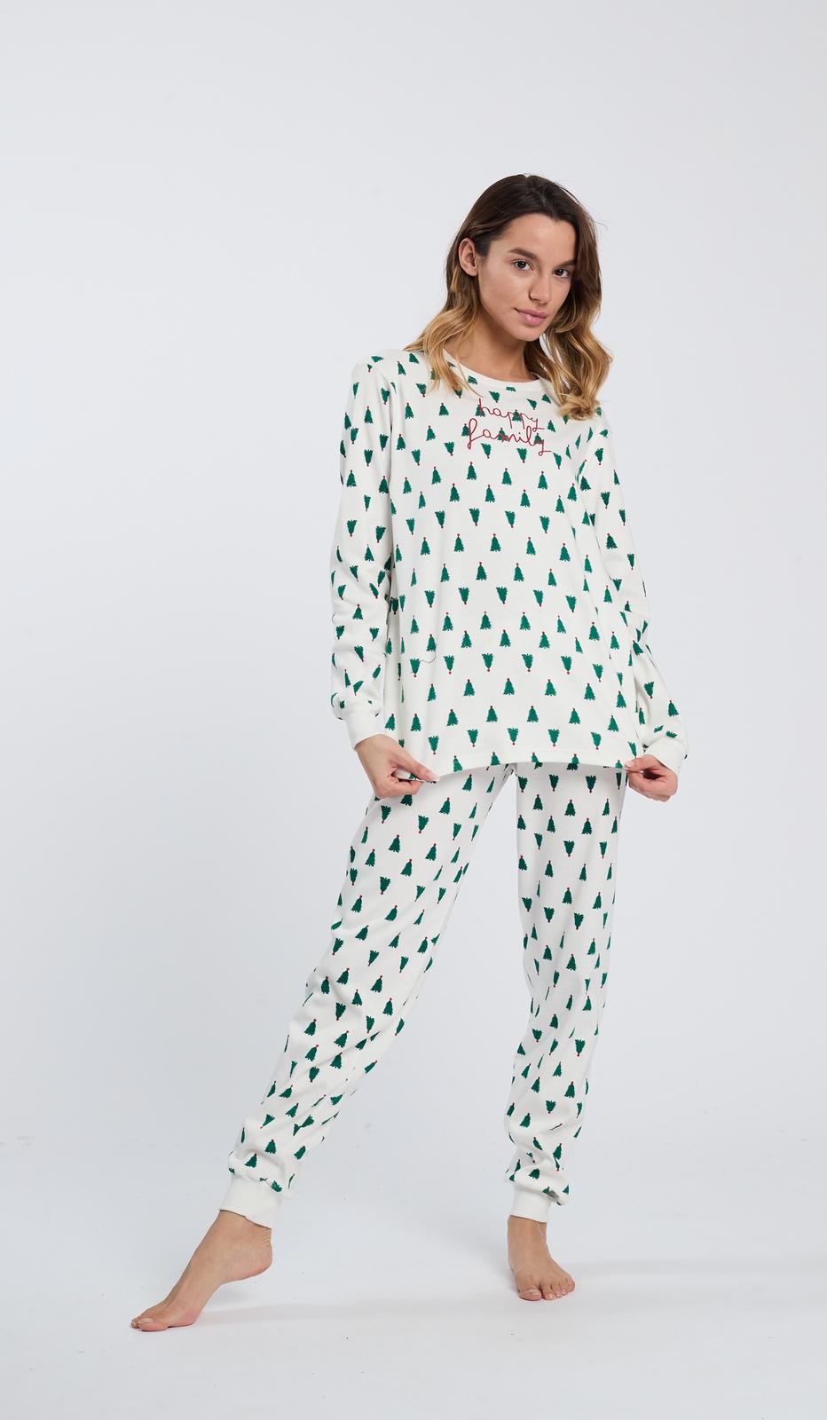 Pigiama Girocollo Prenatale in Cotone 100% Comodo e Confortevole per Tutta la Famiglia