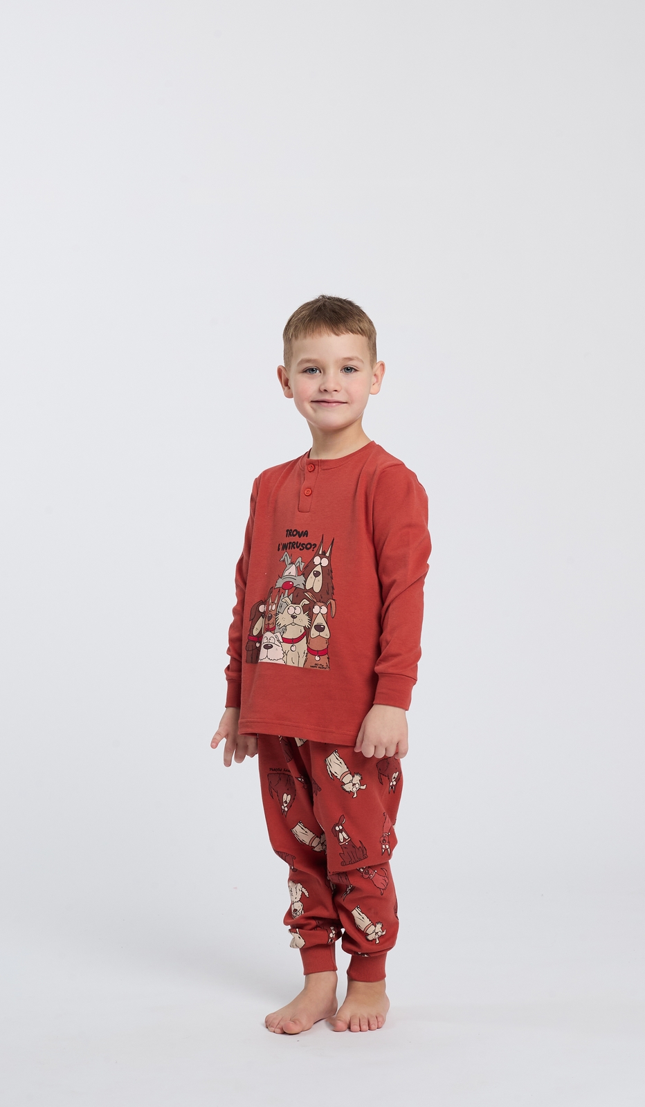 Pigiama Serafino per Bimbo Comodo e Divertente in 100 Percento Cotone