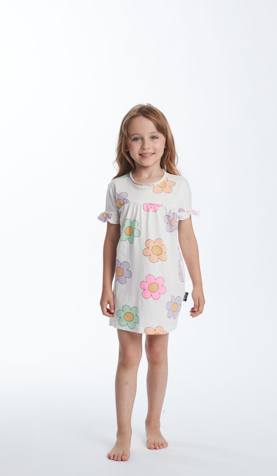 Abito Bimba GOOD LUCK 100% CO: Stile e Fortuna per le Piccole Principesse!