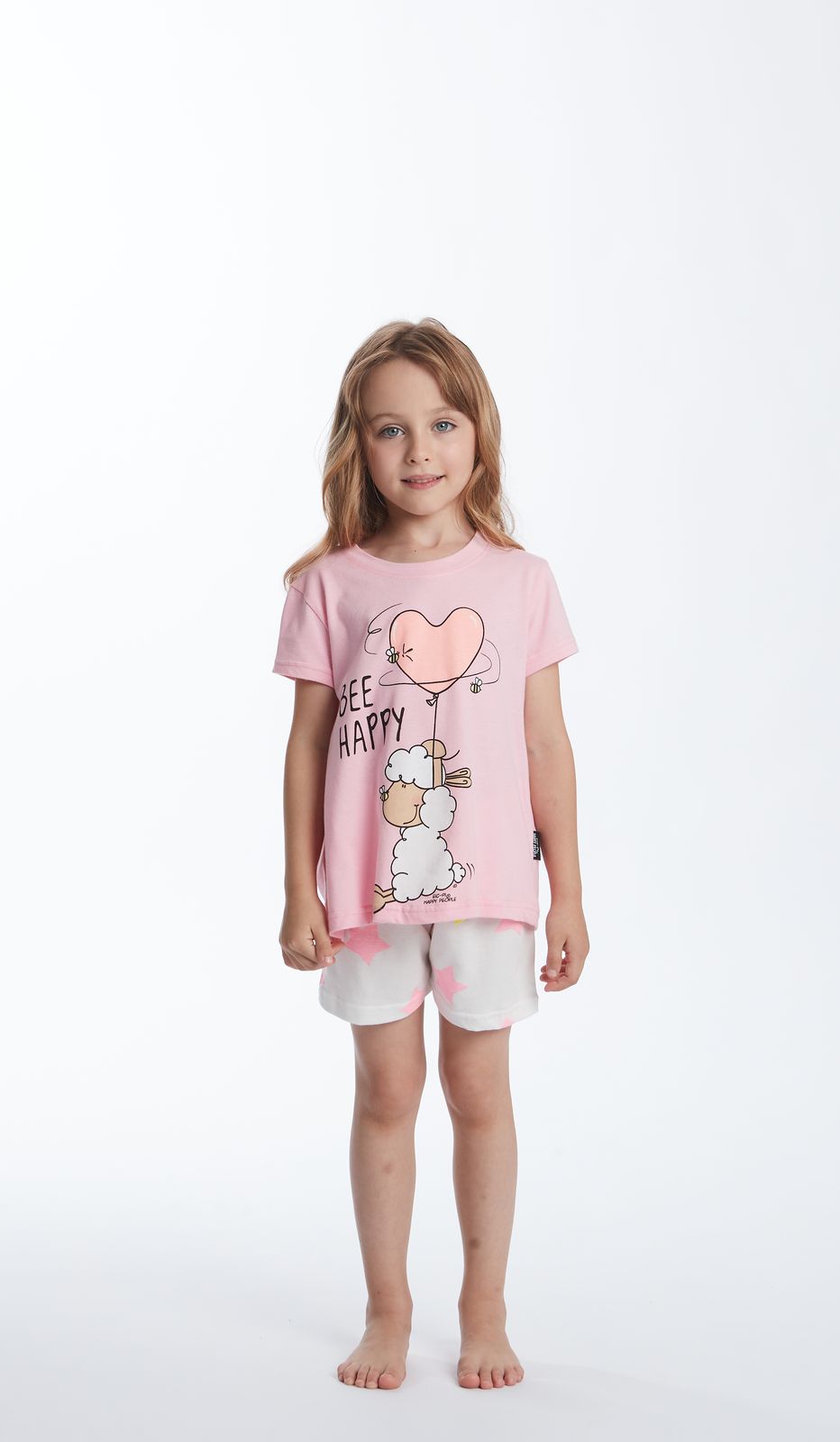 Pigiama Giro MM Bimba BE HAPPY 100% CO: Sorrisi e Confort per Dolci Notti!