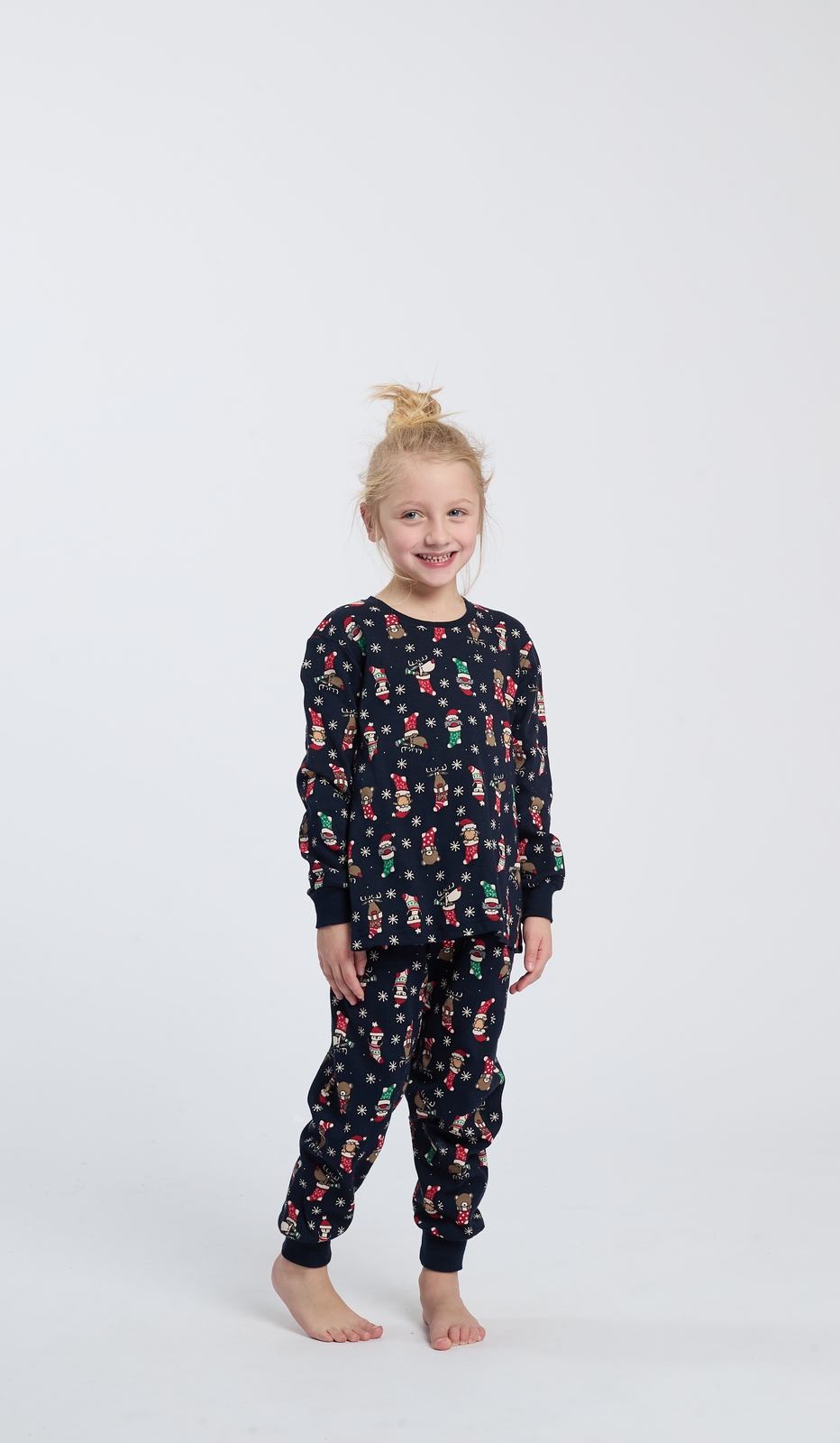 Pigiama Girocollo per Bimba Prenatale in Morbido Cotone al 100% per un Comfort Unico