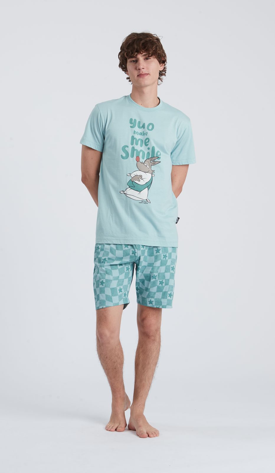 PIGIAMA GIROCOLLO MM - MAKE ME SMILE UOMO