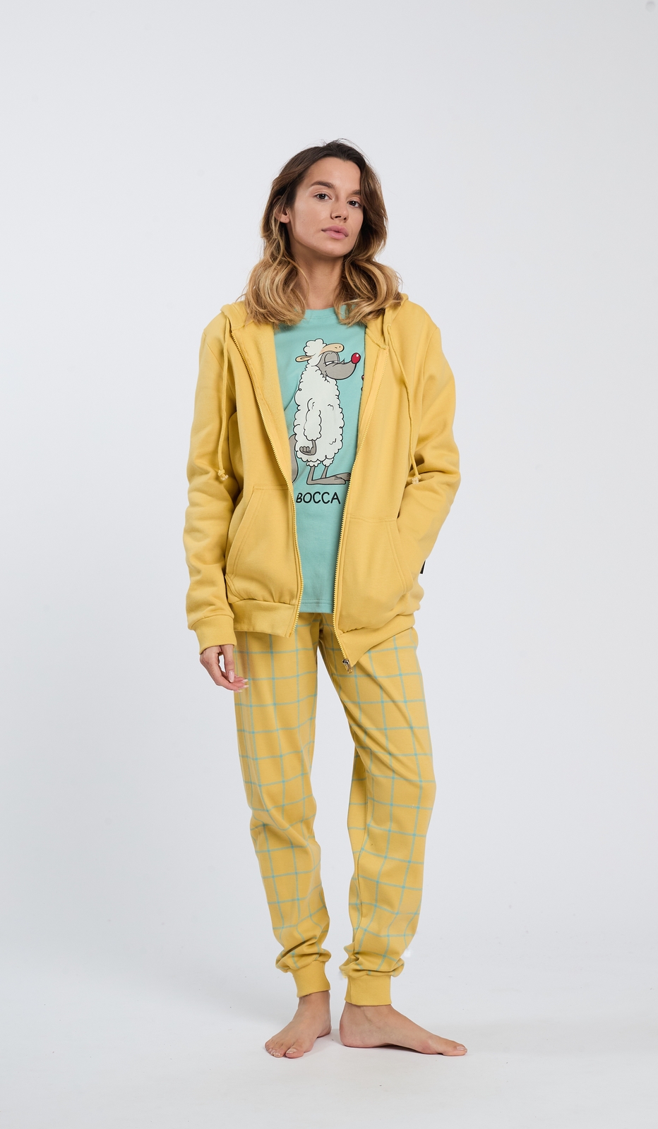 Felpa Full Zip con Cappuccio In Bocca al Lupo per Comfort e Stile Unico